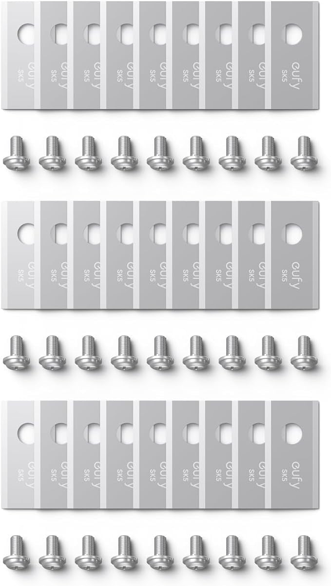 Scatola di lame di ricambio eufy: 3 (9 lame per tosaerba e 9 viti), compatibile con eufy E15 & E18*