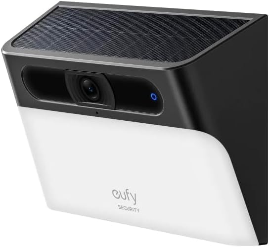 eufy Lampada da parete con fotocamera S4, telecamera wireless per esterni