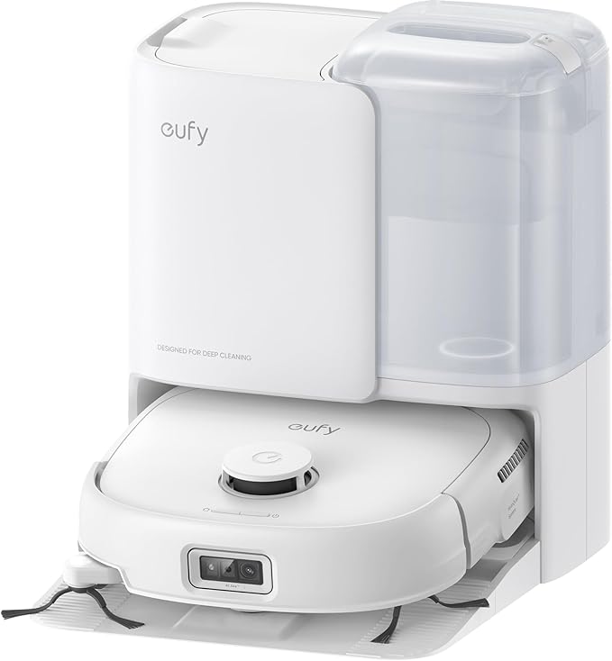 eufy Robot Aspirapolvere E25, HydroJet con Rullo Mop