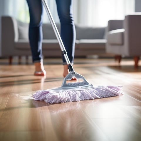 mop floor with vinegar