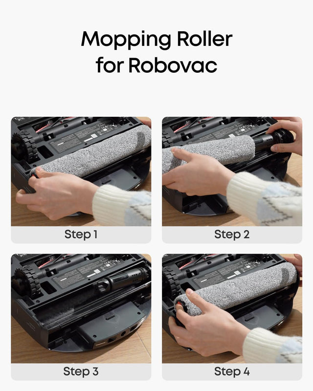 Pacchetto accessori eufy, Spazzola Laterale, Filtro, Spazzola Rotante per Robovac, Sacchetto della Polvere, Panno a Rullo, Filtro del Serbatoio dell&#39;Acqua Sporca