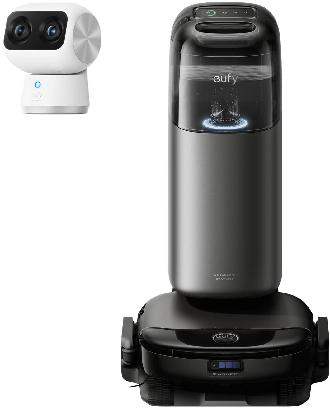 Robot aspirapolvere Omni S1 Pro eufy + Indoor Cam S350