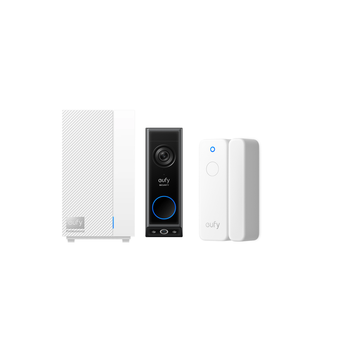 eufy HomeBase™ Pro S1+Videocitofono E340 + Entry Sensor