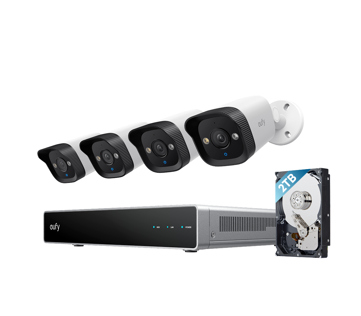 Sistema di Sicurezza NVR PoE eufy E40