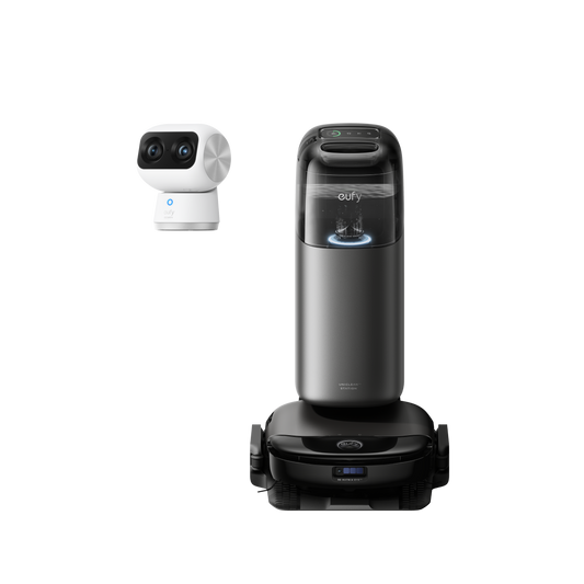 Robot aspirapolvere Omni S1 Pro eufy + Indoor Cam S350