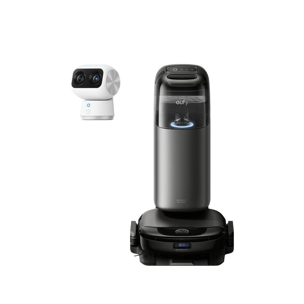 Robot aspirapolvere Omni S1 Pro eufy + Indoor Cam S350