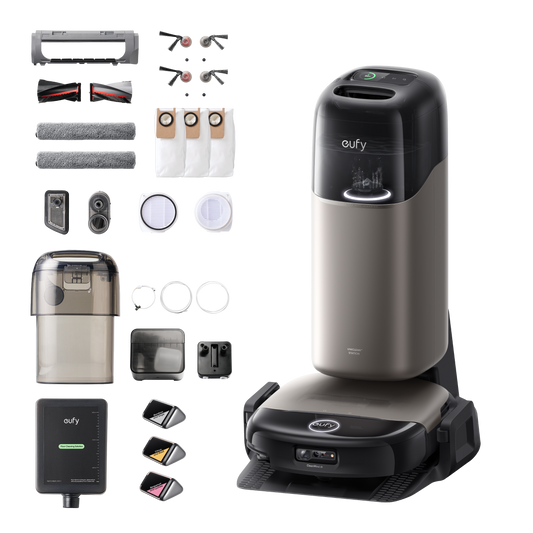 eufy Robot aspirapolvere e lavapavimenti HydroJet S2 Set Deluxe