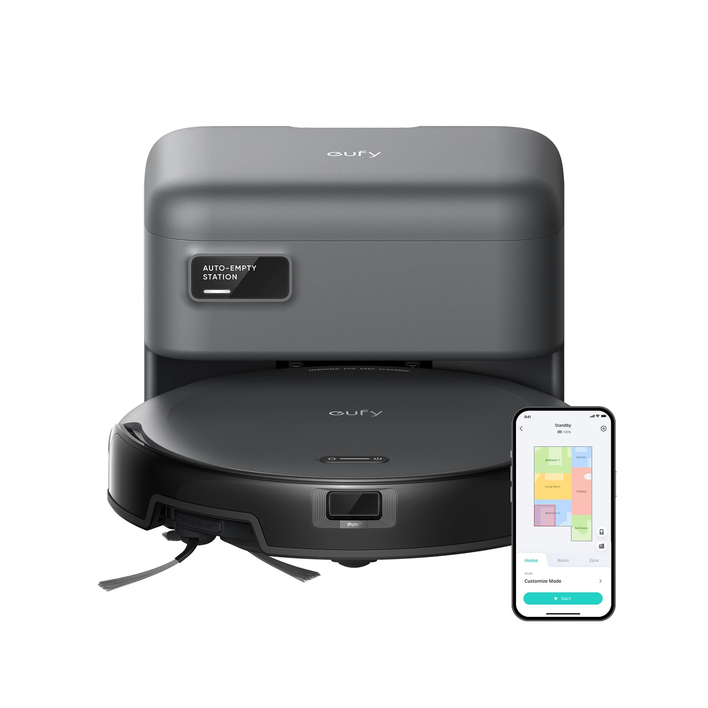 eufy C10 robot aspirapolvere con stazione di aspirazione automatica