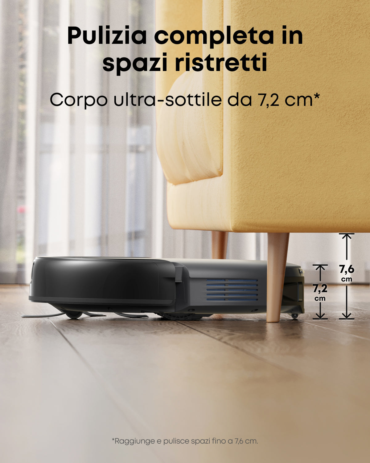 eufy C10 robot aspirapolvere con stazione di aspirazione automatica