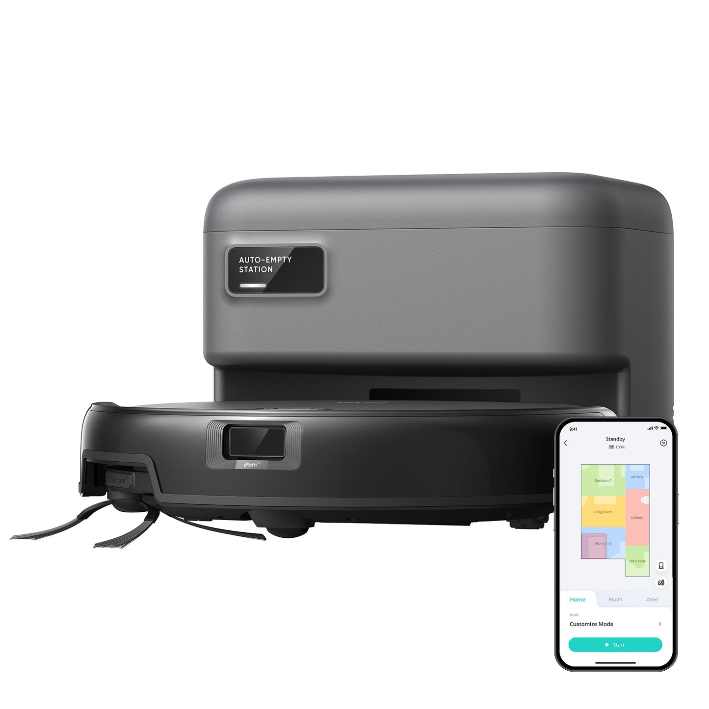 eufy C10 robot aspirapolvere con stazione di aspirazione automatica