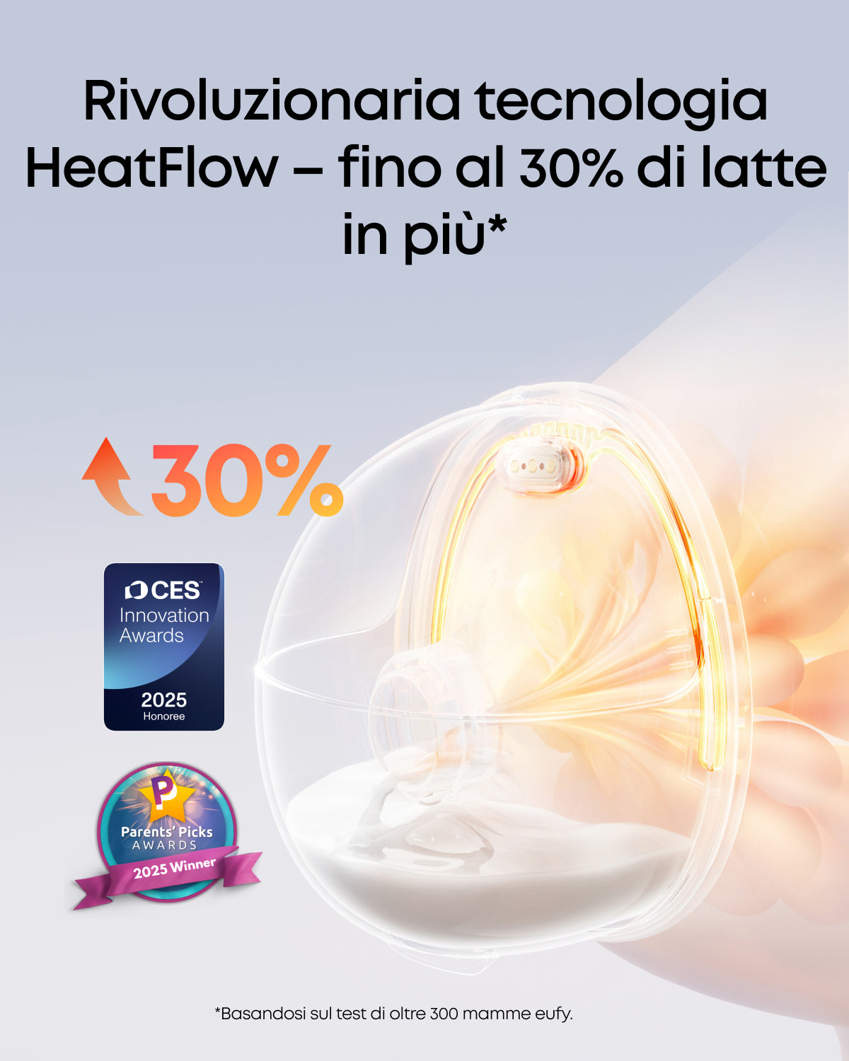 eufy S1 Pro HeatFlow™ Tiralatte Indossabile Riscaldato
