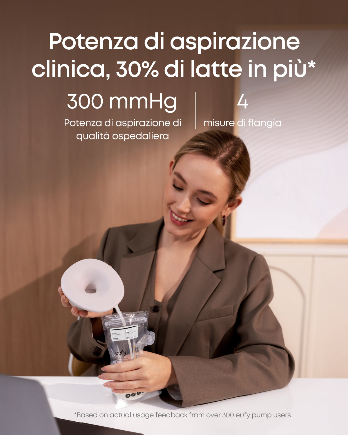 eufy S1 HeatFlow™ Tiralatte Indossabile Riscaldato