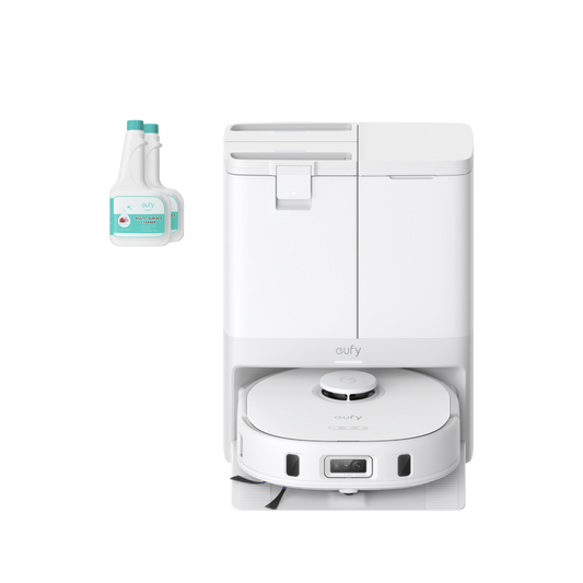eufy X10 Pro Omni + eufy RoboVac Soluzione per la pulizia dei pavimenti duri (2 flaconi)
