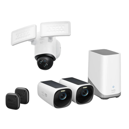Telecamera con proiettori E340 + eufyCam S330 (eufyCam 3) + eufy Security SmartTrackLink*2