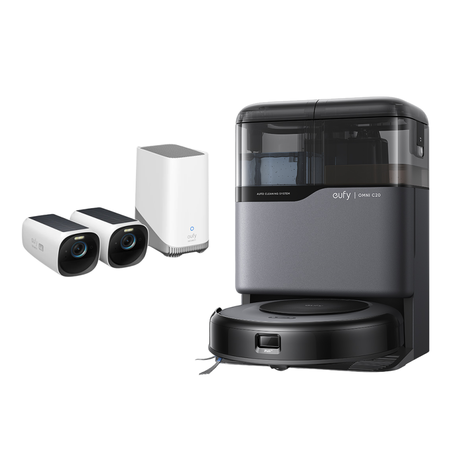 eufy Robot aspirapolvere Omni C20 +eufyCam S330 (eufyCam 3)